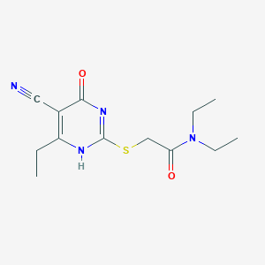 molecular formula C13H18N4O2S B7736923 CID 7576266 