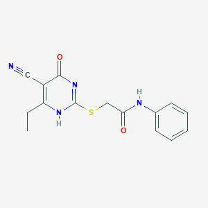molecular formula C15H14N4O2S B7736943 CID 22694207 
