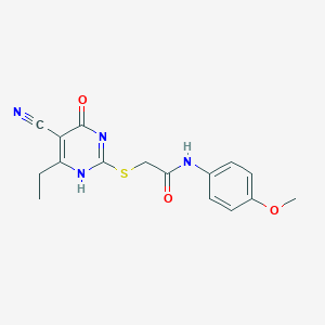 molecular formula C16H16N4O3S B7736950 CID 7576283 