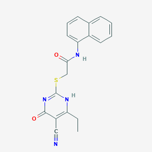 molecular formula C19H16N4O2S B7736953 CID 7576287 