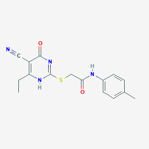 molecular formula C16H16N4O2S B7736954 CID 7576290 