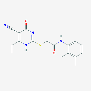 molecular formula C17H18N4O2S B7736957 CID 7576294 