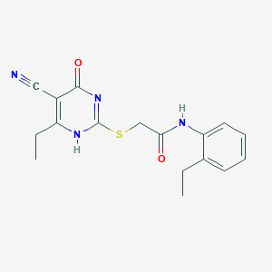 molecular formula C17H18N4O2S B7736963 CID 7576304 
