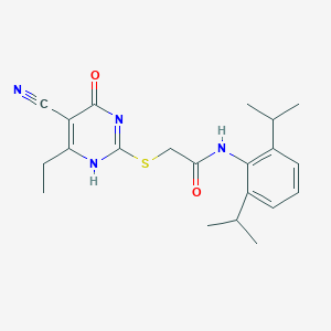 molecular formula C21H26N4O2S B7736981 CID 7576308 