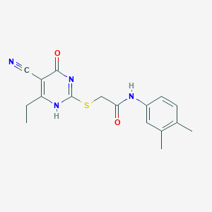 molecular formula C17H18N4O2S B7736994 CID 7576317 