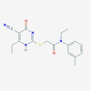 molecular formula C18H20N4O2S B7736996 CID 7576329 