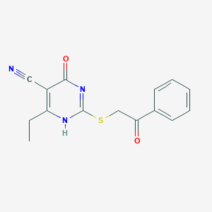 molecular formula C15H13N3O2S B7736997 CID 7576341 