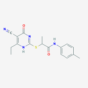 molecular formula C17H18N4O2S B7737012 CID 24281420 