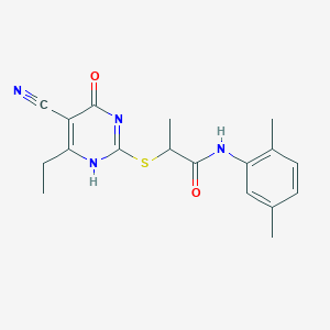 molecular formula C18H20N4O2S B7737031 CID 44644538 