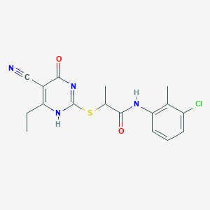 molecular formula C17H17ClN4O2S B7737054 CID 24281426 