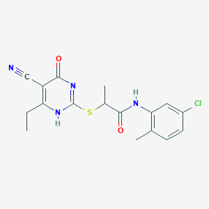 molecular formula C17H17ClN4O2S B7737058 CID 44644545 