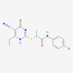 molecular formula C16H15BrN4O2S B7737077 CID 44644553 