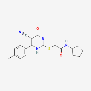 molecular formula C19H20N4O2S B7737102 CID 7576436 