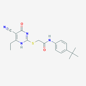 molecular formula C19H22N4O2S B7737110 CID 7576437 