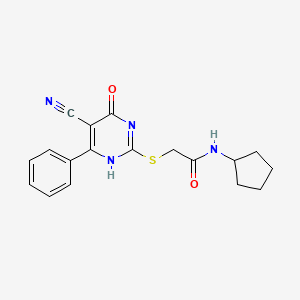 molecular formula C18H18N4O2S B7737112 CID 7576441 