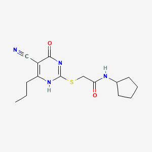 molecular formula C15H20N4O2S B7737124 CID 7576444 