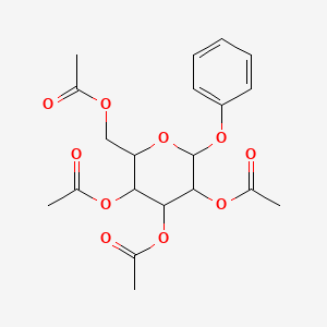 molecular formula C20H24O10 B7737266 Phenyl 2,3,4,6-tetra-O-acetyl-alpha-D-glucopyranoside CAS No. 4468-72-8