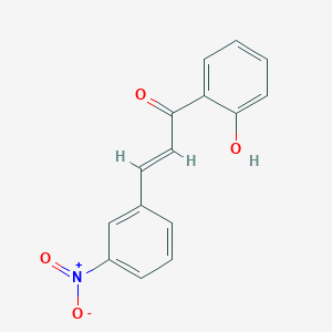 molecular formula C15H11NO4 B7737381 (2E)-1-(2-羟基苯基)-3-(3-硝基苯基)丙-2-烯-1-酮 