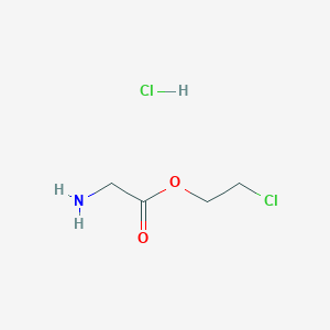 molecular formula C4H9Cl2NO2 B7737391 2-氯乙基氨基乙酸盐酸盐 