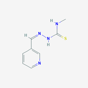 molecular formula C8H10N4S B7737482 Nicotinaldehyde 4-methyl-3-thiosemicarbazone 