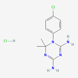 molecular formula C11H15Cl2N5 B7737508 Cycloguanil hydrochloride CAS No. 40725-50-6