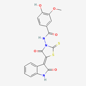 molecular formula C19H13N3O5S2 B7737558 CID 5934651 