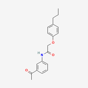 N-(3-Acetyl-phenyl)-2-(4-propyl-phenoxy)-acetamide