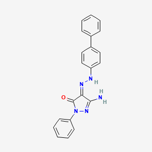 molecular formula C21H17N5O B7737752 CID 5556576 