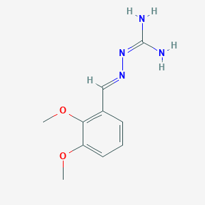 molecular formula C10H14N4O2 B7737804 (E)-2-(2,3-dimethoxybenzylidene)hydrazinecarboximidamide CAS No. 23817-62-1