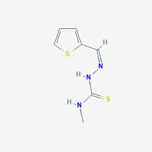 molecular formula C7H9N3S2 B7738041 1-Methyl-3-[(2-thienylmethylene)amino]thiourea 