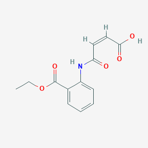 molecular formula C13H13NO5 B7738221 2-(3-Carboxy-acryloylamino)-benzoic acid ethyl ester 