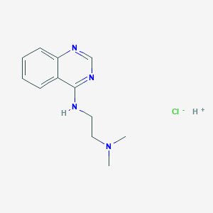 molecular formula C12H17ClN4 B7738325 N',N'-dimethyl-N-quinazolin-4-ylethane-1,2-diamine;hydron;chloride 