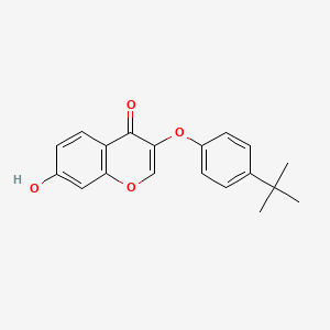 molecular formula C19H18O4 B7738570 3-(4-tert-butylphenoxy)-7-hydroxy-4H-chromen-4-one 