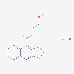 molecular formula C16H21ClN2O B7738781 (2,3-Dihydro-1H-cyclopenta[b]quinolin-9-yl)-(3-methoxy-propyl)-amine 