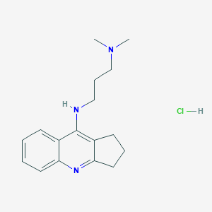 molecular formula C17H24ClN3 B7738783 N'-2,3-dihydro-1H-cyclopenta[b]quinolin-9-yl-N,N-dimethylpropane-1,3-diamine 