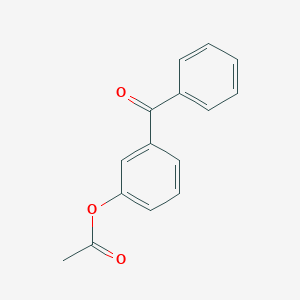 molecular formula C15H12O3 B077388 3-乙酰氧基二苯甲酮 CAS No. 13324-18-0