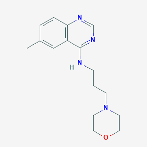 molecular formula C16H22N4O B7738802 6-methyl-N-(3-morpholin-4-ylpropyl)quinazolin-4-amine 