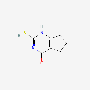 2-sulfanyl-1,5,6,7-tetrahydrocyclopenta[d]pyrimidin-4-one