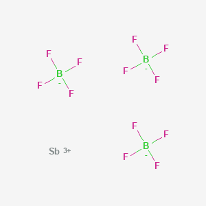 antimony(3+);tritetrafluoroborate