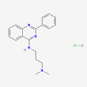 molecular formula C19H23ClN4 B7739231 N,N-Dimethyl-N'-(2-phenyl-quinazolin-4-yl)-propane-1,3-diamine 