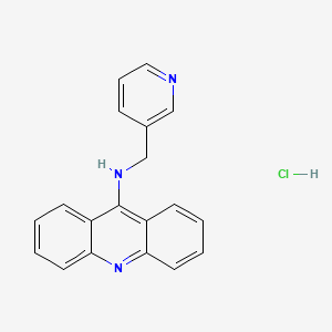 molecular formula C19H16ClN3 B7739235 N-(pyridin-3-ylmethyl)acridin-9-amine;hydrochloride 