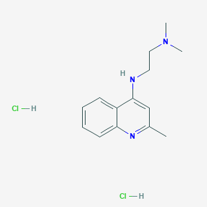 molecular formula C14H21Cl2N3 B7739267 N',N'-dimethyl-N-(2-methylquinolin-4-yl)ethane-1,2-diamine;dihydrochloride 