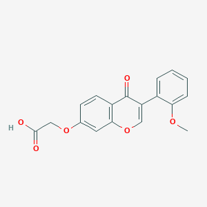 molecular formula C18H14O6 B7739309 {[3-(2-methoxyphenyl)-4-oxo-4H-chromen-7-yl]oxy}acetic acid CAS No. 405920-61-8