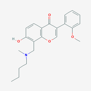 8-[(Butyl-methyl-amino)-methyl]-7-hydroxy-3-(2-methoxy-phenyl)-chromen-4-one