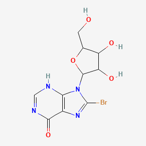 molecular formula C10H11BrN4O5 B7739406 CID 315071 