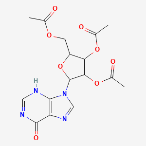 [3,4-diacetyloxy-5-(6-oxo-3H-purin-9-yl)oxolan-2-yl]methyl acetate