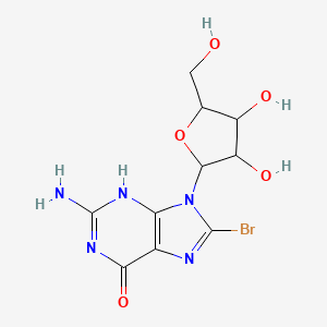 2-amino-8-bromo-9-[3,4-dihydroxy-5-(hydroxymethyl)oxolan-2-yl]-3H-purin-6-one