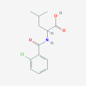 2-[(2-Chlorobenzoyl)amino]-4-methylpentanoic acid