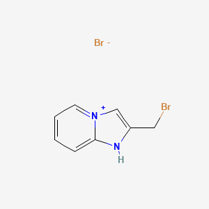 molecular formula C8H8Br2N2 B7739463 2-Bromomethyl-1h-imidazo[1,2-a]pyridinium bromide 