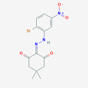 molecular formula C14H14BrN3O4 B7739501 CID 1187373 